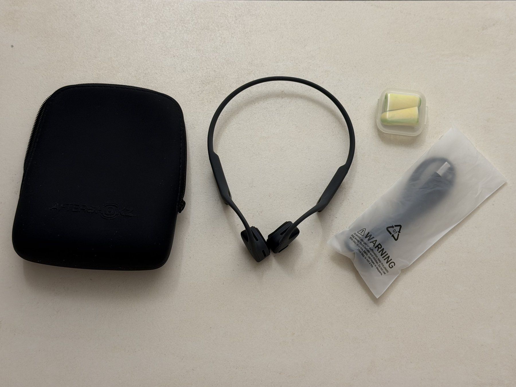 Shokz Cuffie: SHOKS Air Bone Conduction Headset (AS650) – Usato da Glarus venduto da walkerit