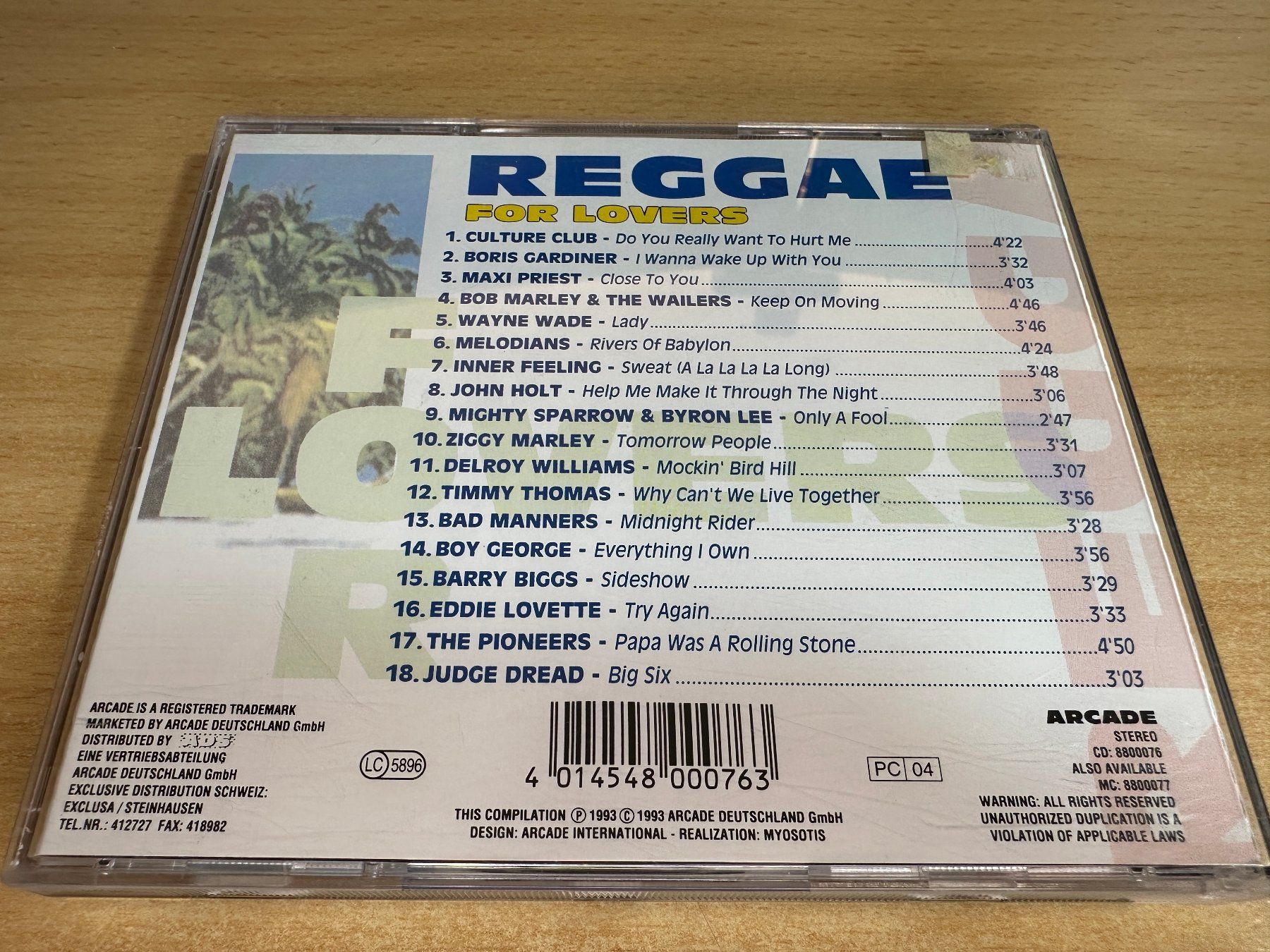 CD: A1 Various – Reggae For Lovers – Usato da Rikon im Tösstal venduto da Alpenmutz 1