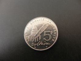 France 5 Francs 1994 Voltaire