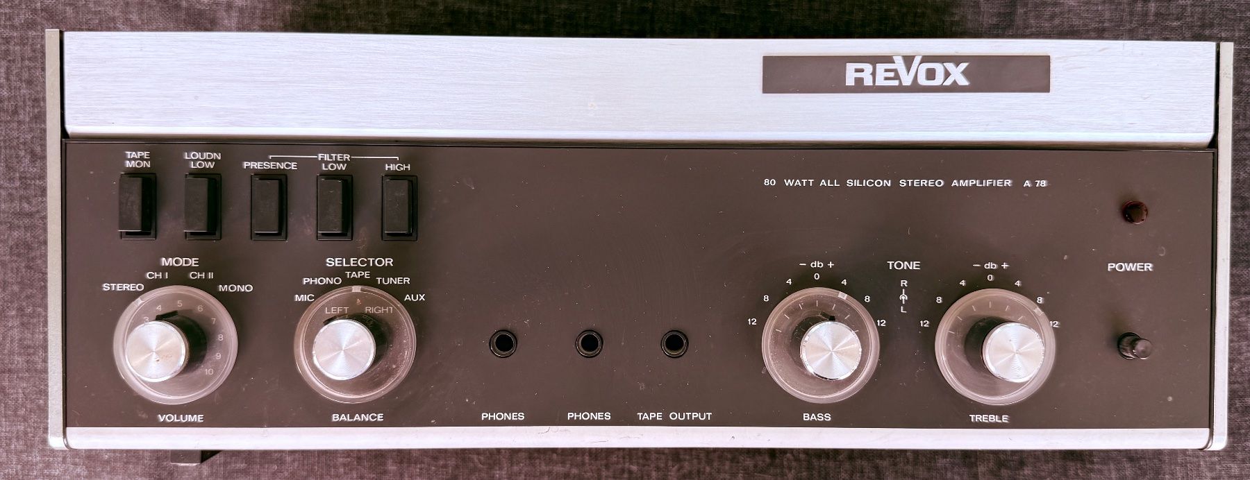 Revox Amplificatori: Revox A 78 Verstärker – Usato da Zürich venduto da Nemo12