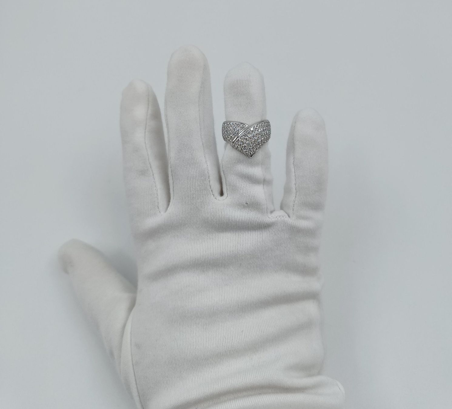 Anelli: PAVÉ DIAMANTRING IN 750 WEISSGOLD – Usato da Luzern venduto da EdiGem 9