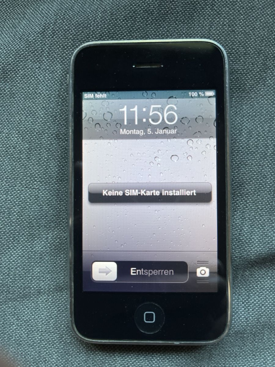 Apple Handys / Smartphones: iPhone 3GS 16GB schwarz gebraucht – Gebraucht aus Giswil von Nistsigi