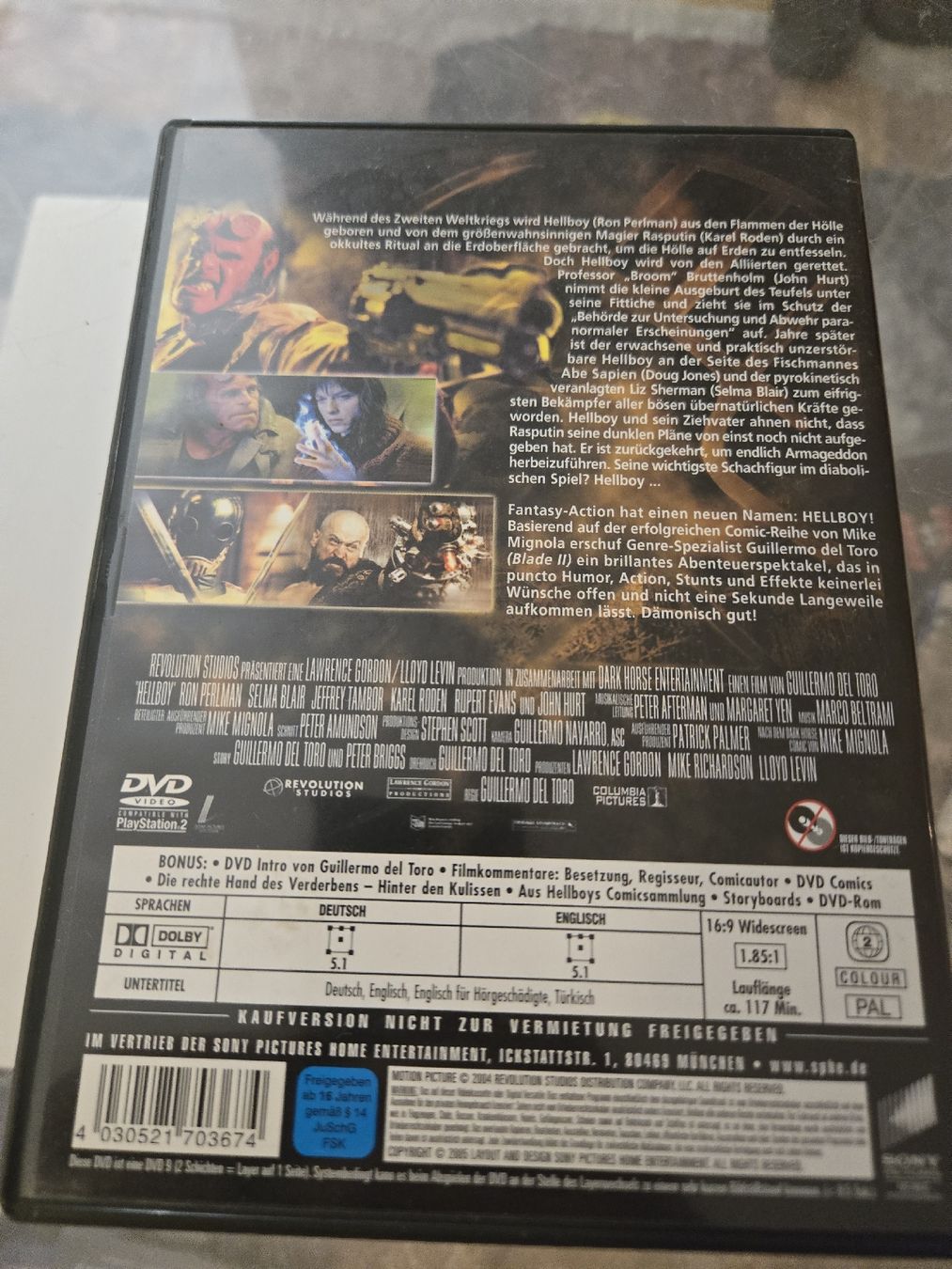Tutti i DVDs: Hellboy DVD – Usato da Bussigny venduto da Kfdlt 1