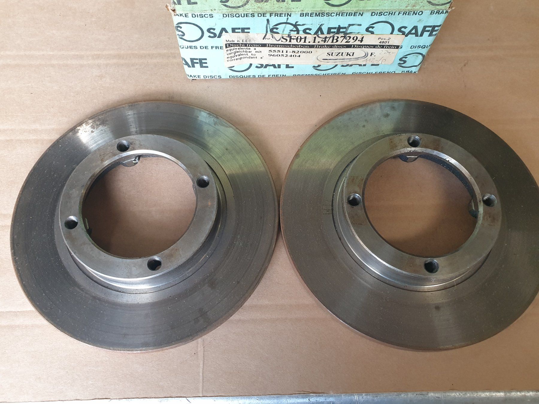 Suzuki Tutti pezzi di ricambio auto: Disque de frein Suzuki – Nuovo (secondo la descrizione) da Combremont-le-Petit venduto da goma4 1