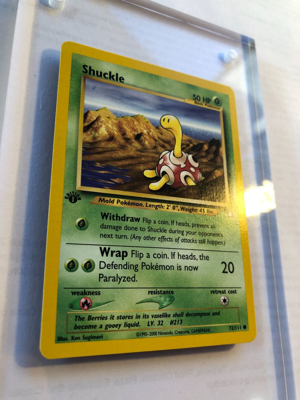 Sammelbilder & Trading cards: Shuckle 1st Neo Genesis - MINT - ab 1.- – Gebraucht aus Giubiasco von dan_pr8b 1