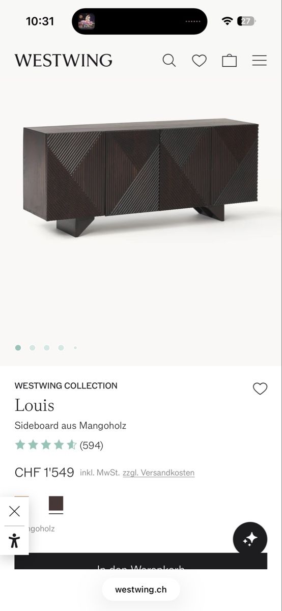 Westwing Commodes: Westwing Kommoden – D'occasion à Zürich par ver_55zq 2