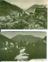 Fiesch VS 1910 links Postkutsche 2 Repro AK sehr gut erhalte