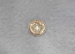 1 centime/rappen 1931 abart verdreht 10-15 grad
