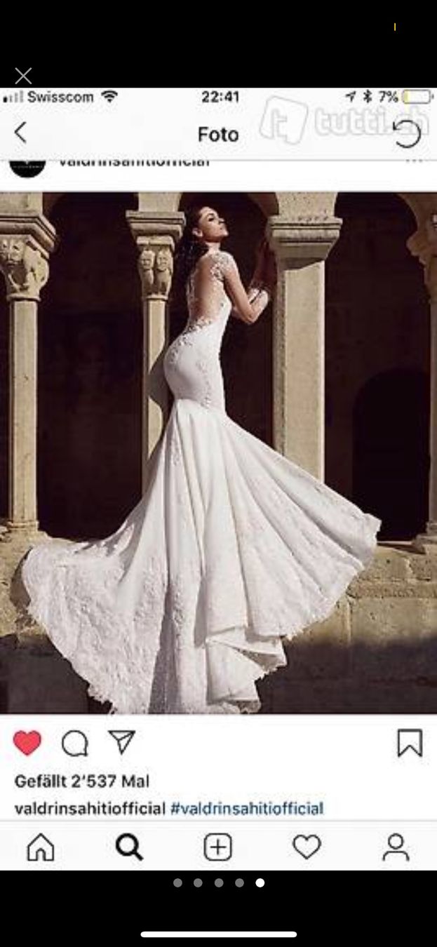 Vestiti: Brautkleid Gr 34/ S – Usato da Domat ems venduto da LilliFee.-