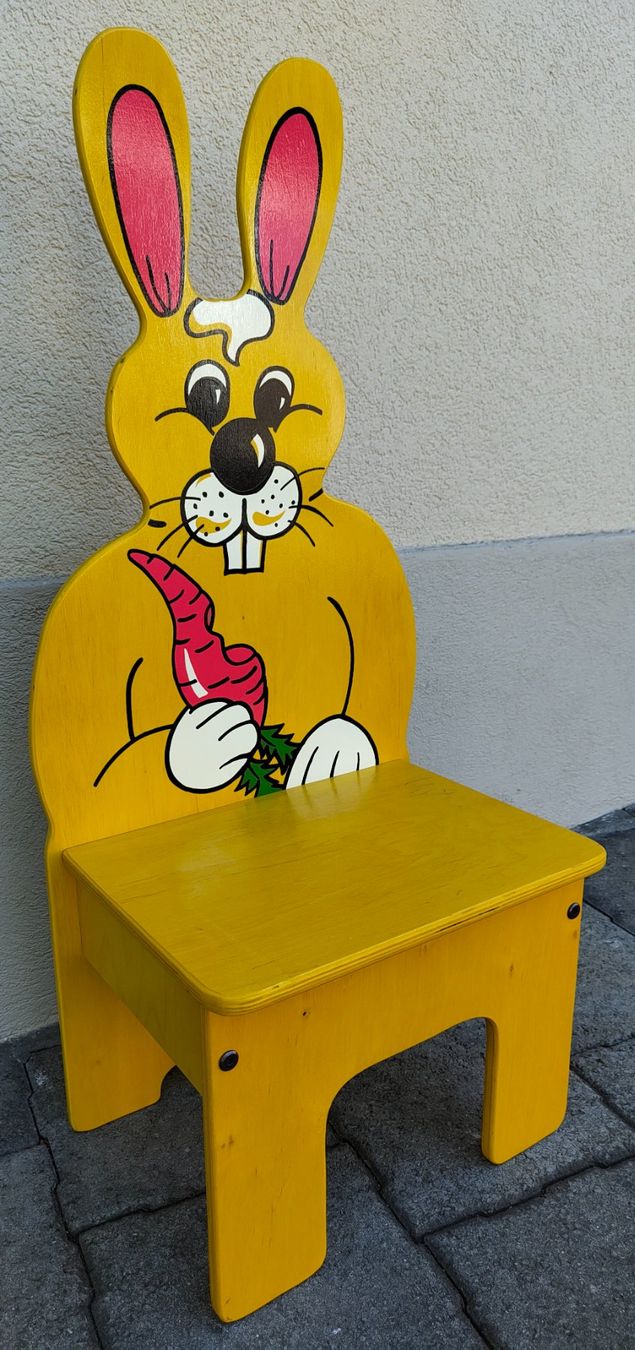 Sedie: Kindermöbel / Stuhl Hase gelb – Nuovo (secondo la descrizione) da Stettfurt venduto da deltacharlie1 2