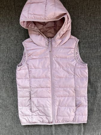 Dunkelrosa Weste mit Kapuze, Gr 146/152, 11-12 yrs, MANGUUN