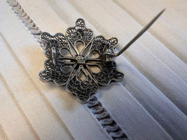 Spille & Fermagli: Tracht, Trachtenbrosche, Silber gestempelt – Usato da Hindelbank venduto da vey_t 1