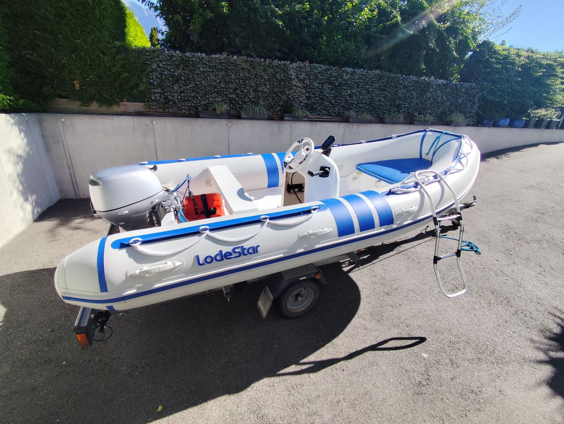 Lodestar Barche: Top gepflegtes Schlauchboot mit Steuerstand – Usato da Bad Ragaz venduto da manu.ko 1