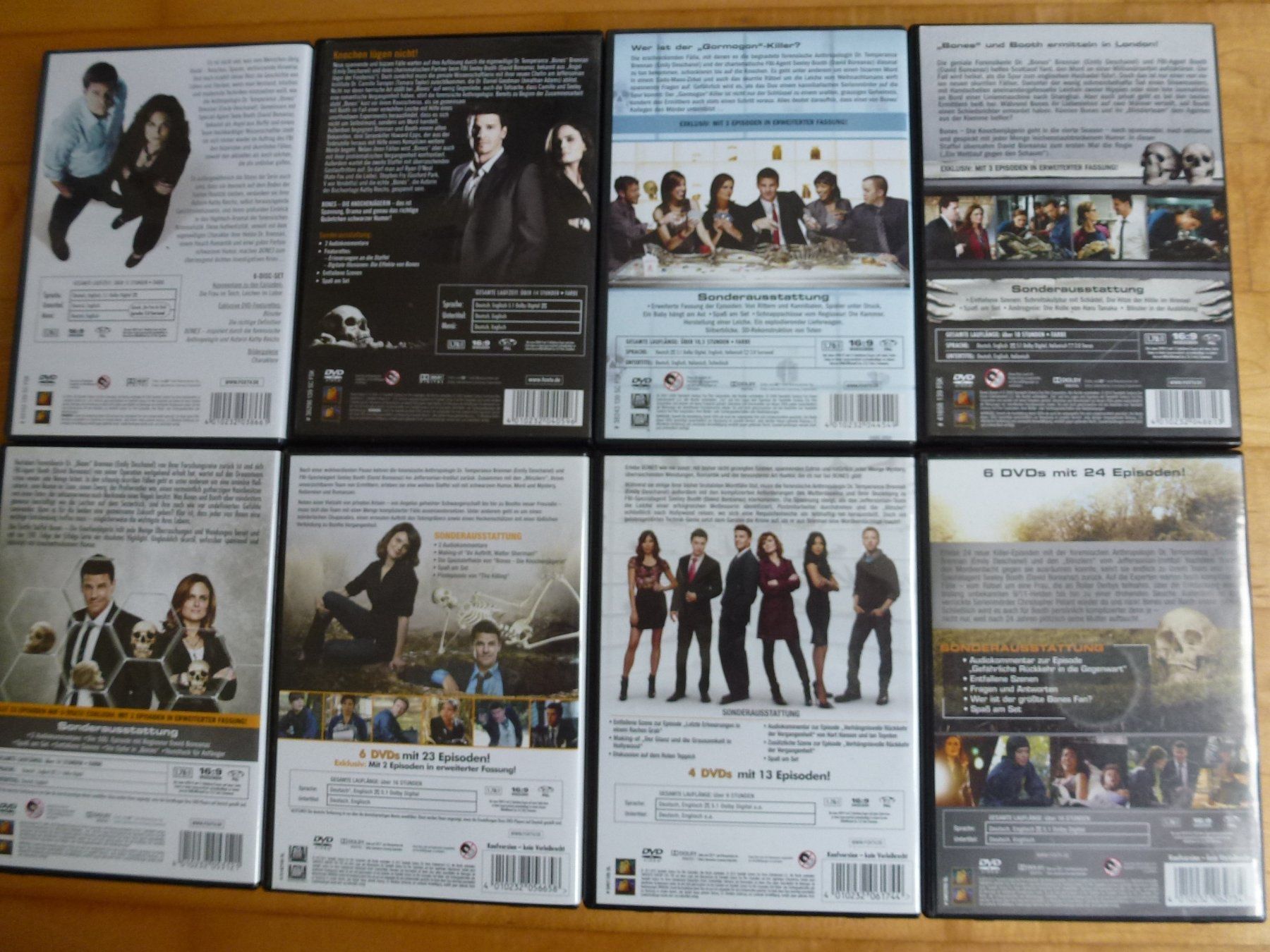 Tutti i DVDs: Bones - Staffel 1-8 (45 DVDs) – Usato da Bern venduto da Frebo 1
