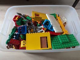 Lego Duplo Steine Mix, inkl. 1 Bauplatte. Kiste voll!