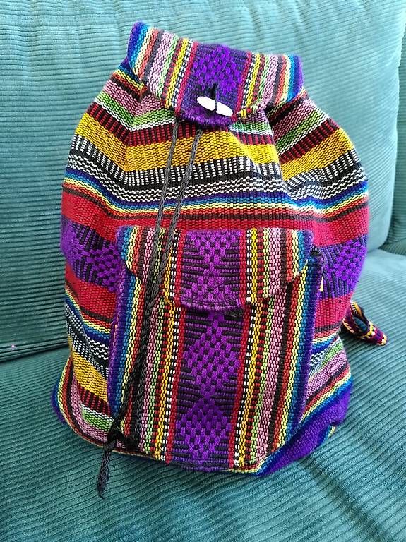 Zaini: Bunter Rucksack im Ethno-Stil – Usato da Lostorf venduto da servollo1