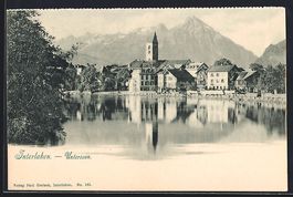 Interlaken, Unterseen, Panorama mit Gipf