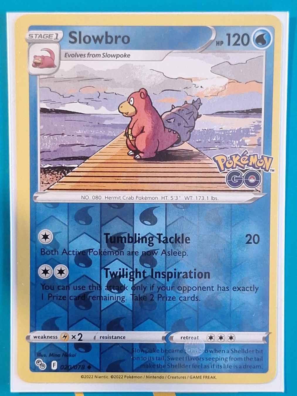 Pokémon Carte collezionabili: Slowbro - Reverse Holo - Pokemon GO #2.10 – Usato da Altstätten SG venduto da GGsGameshop