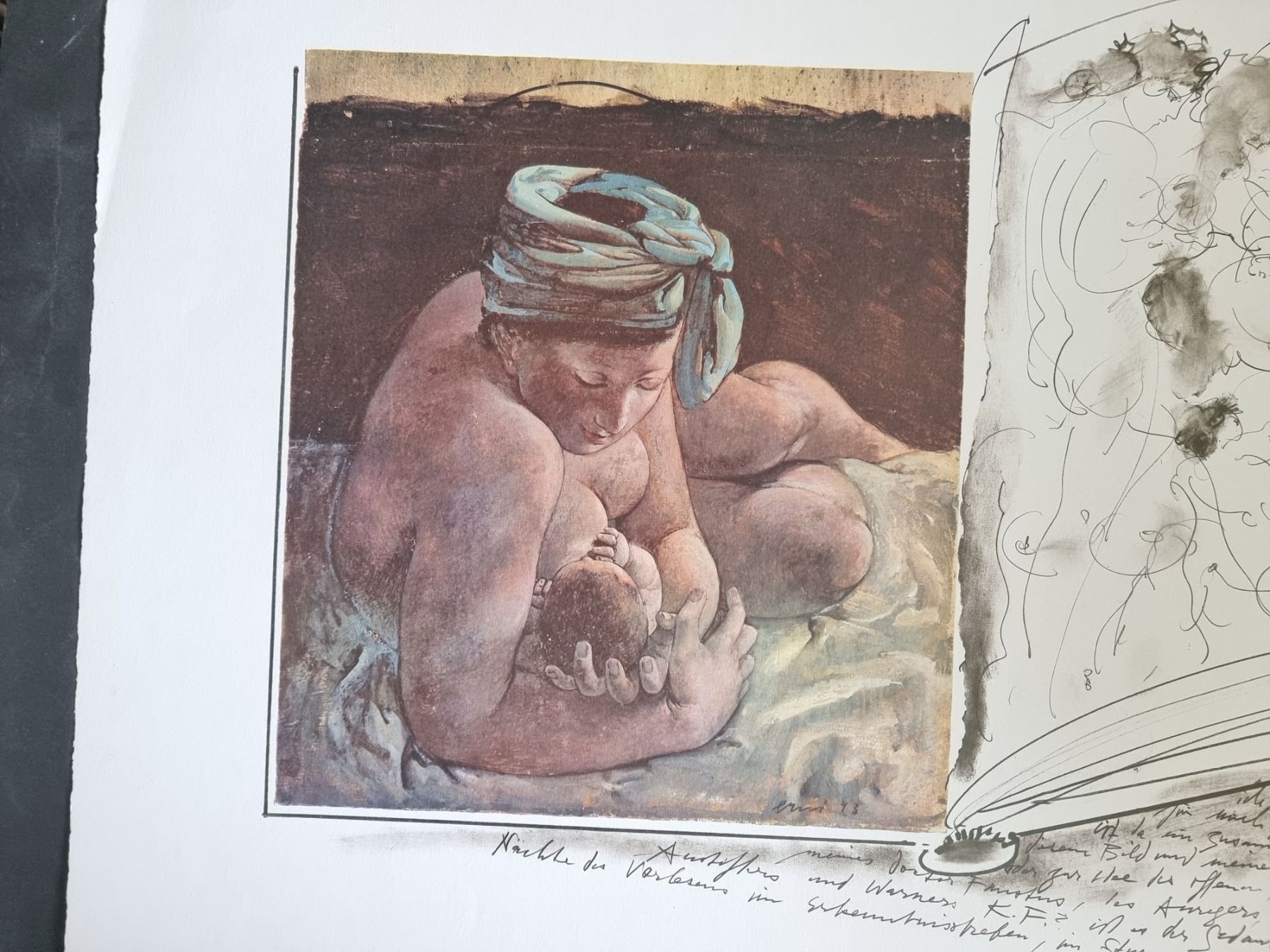 Grafiken & Lithographien: HANS ERNI LITHOGRAPHIE  BLATTGRÖSSE 63X46CM – Gebraucht aus Gersau von grafik-kunst 1