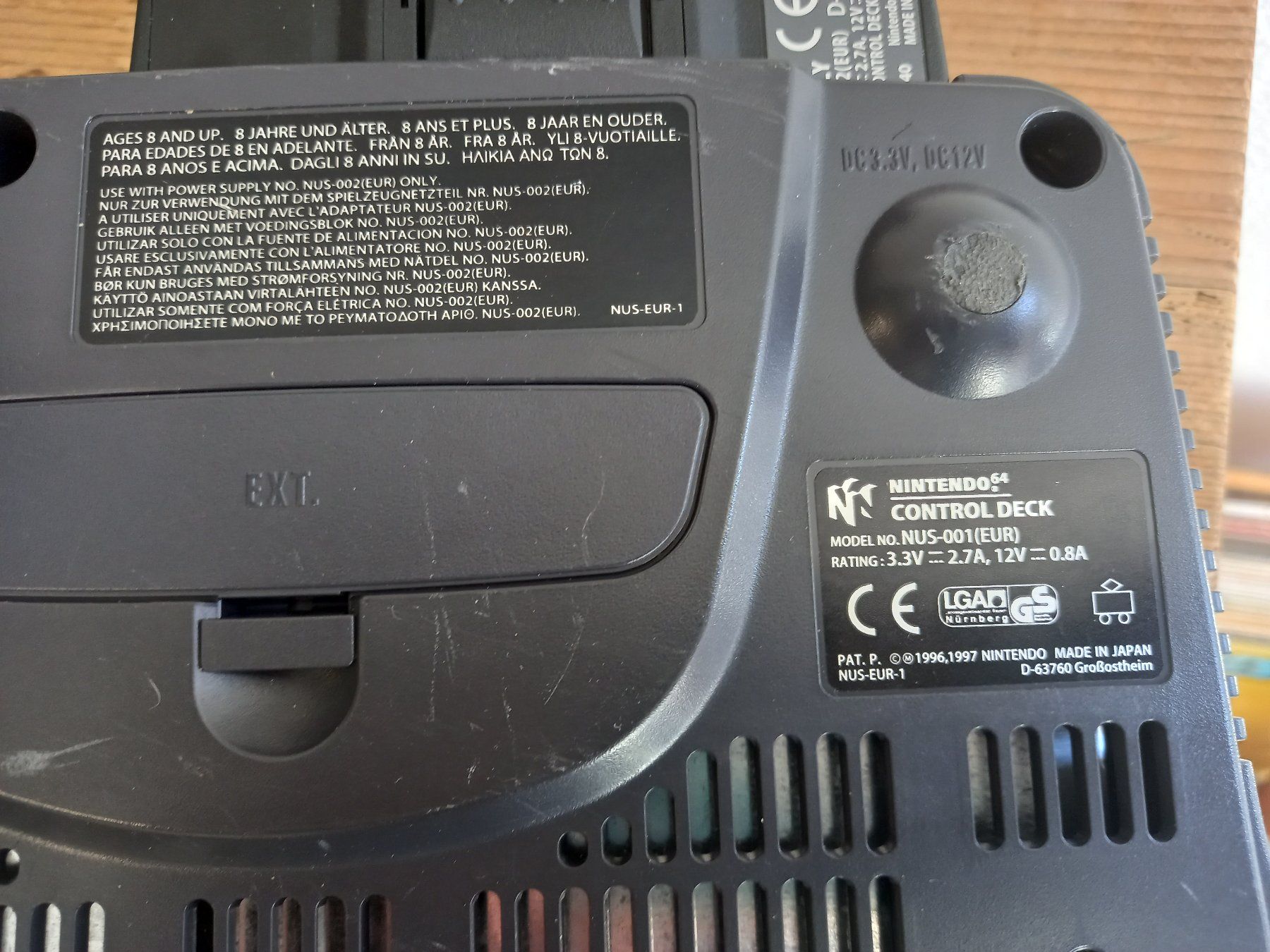 Nintendo Console: Nintendo 64 konsol mit 1 Kontroller – Usato da Prez-vers-Siviriez venduto da Monija70 8