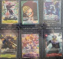 One Piece Sammelkarten Set 6 Stück 