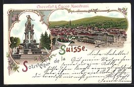 Litho St. Gallen, Monumentalbrunnen, Ort