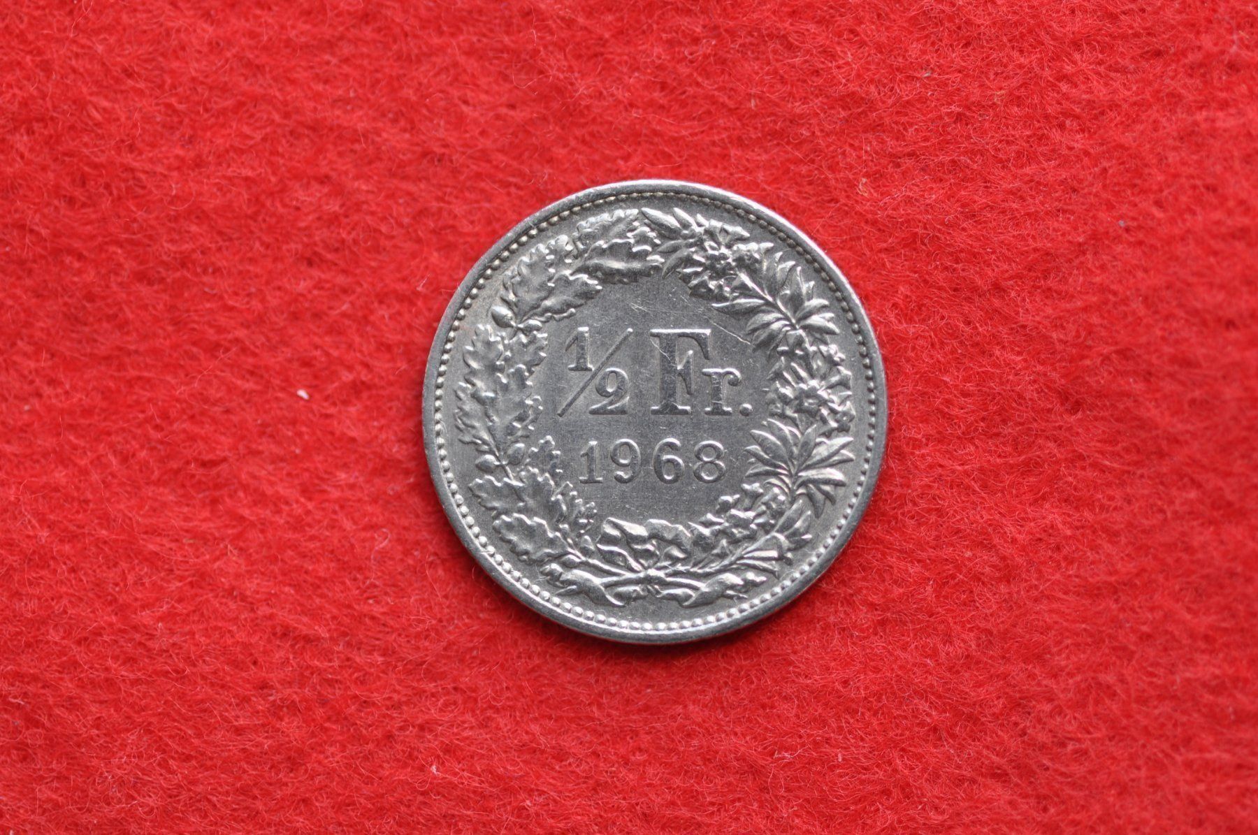 Tutti le monete: 50 rappen 1968 omz – Usato da Laupen BE venduto da Gufi57