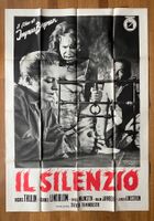 Filmplakat Ingmar Bergman „Il Silenzio“, 1964