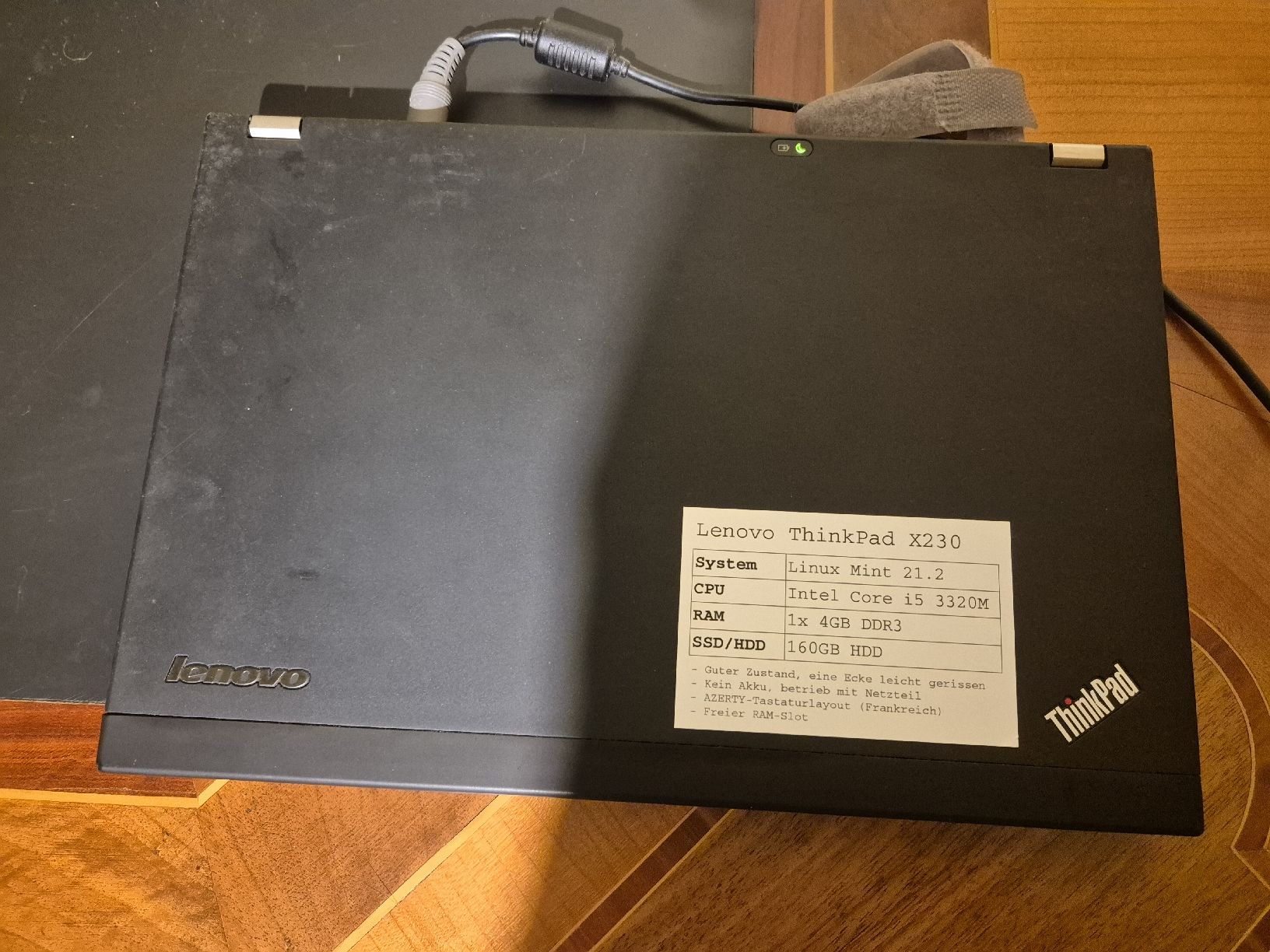 Lenovo Notebook: Lenovo ThinkPad X230 – Usato da Reinach BL venduto da xDrews 3