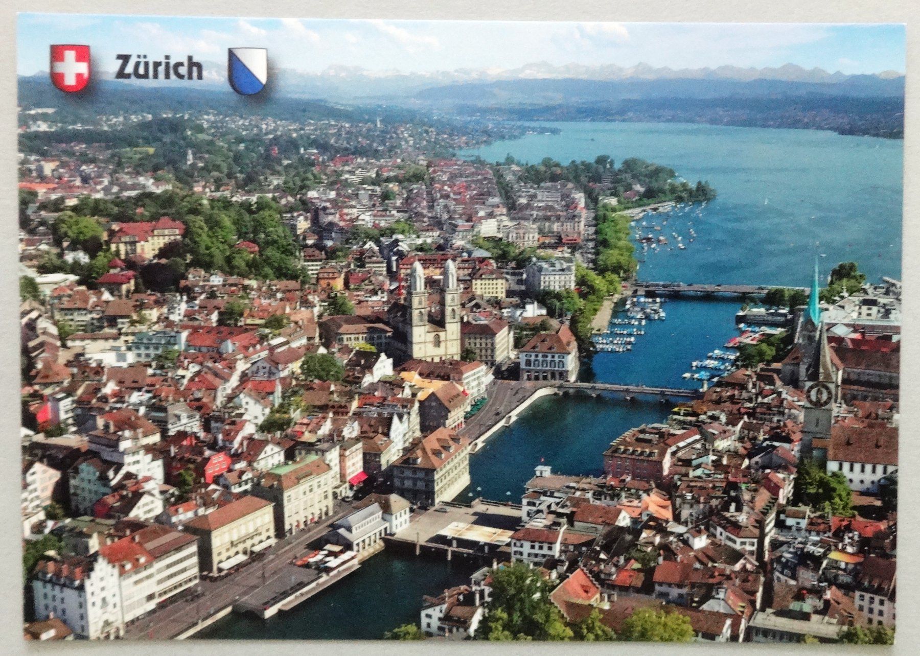 Cartoline postali: Zürich, Altstadt, Limmat – Usato da Fétigny venduto da Billy2miny