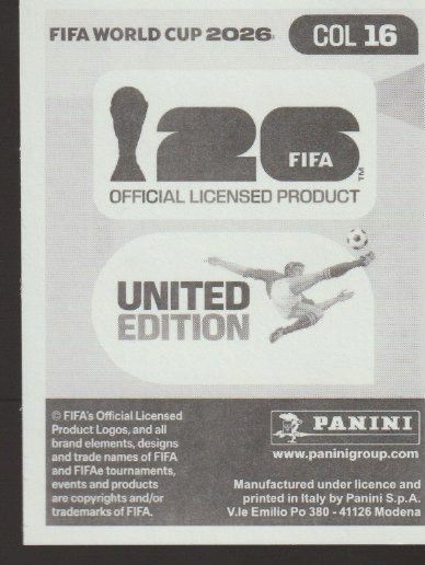Panini Carte collezionabili: FIFA WORLD CUP 2026 Panini Sticker COL 16 JORGE CARRASCAL – Nuovo (secondo la descrizione) da Vezia venduto da Aquarius_Age 1