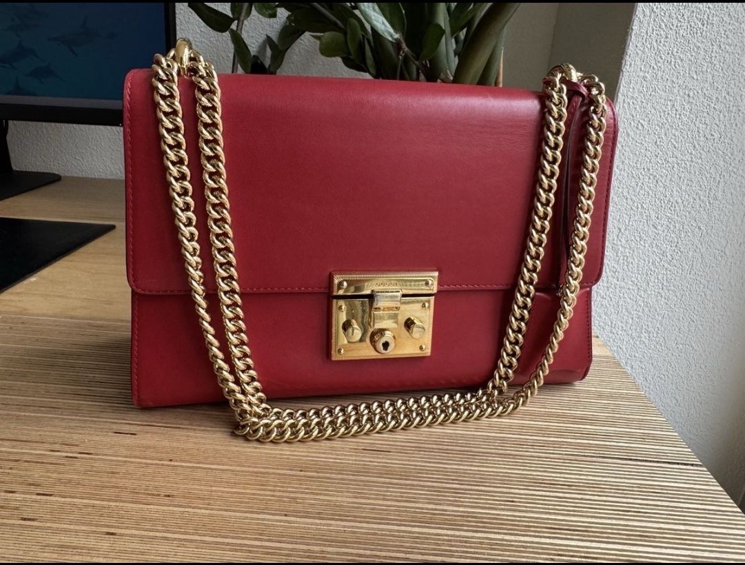 Gucci Borse da donna: Gucci Padlock Medium - Rot – Usato da Zürich venduto da viv_q97j 1