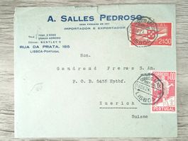 TR05 Enveloppe + Timbre Portugal 1941