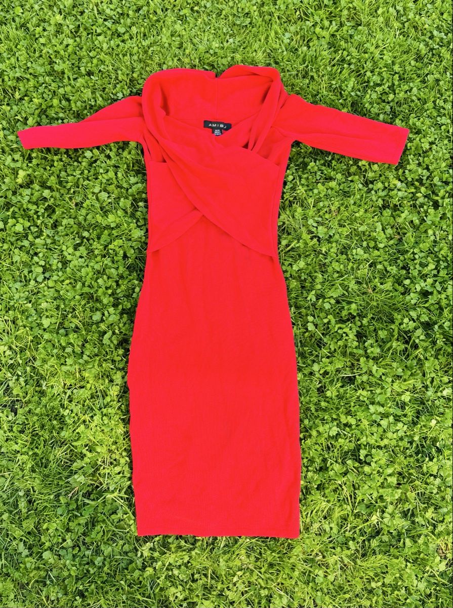 Vestiti: Rotes Kleid von Amisu, Grösse 34 – Usato da Muotathal venduto da mianyc