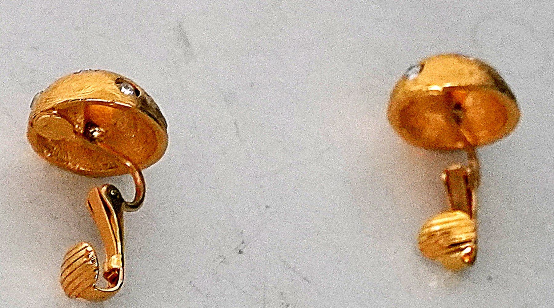 Boucles d'oreille: Modeschmuck Ohrenringe mit Steinen – D'occasion à Baar par 2cvbaar 2