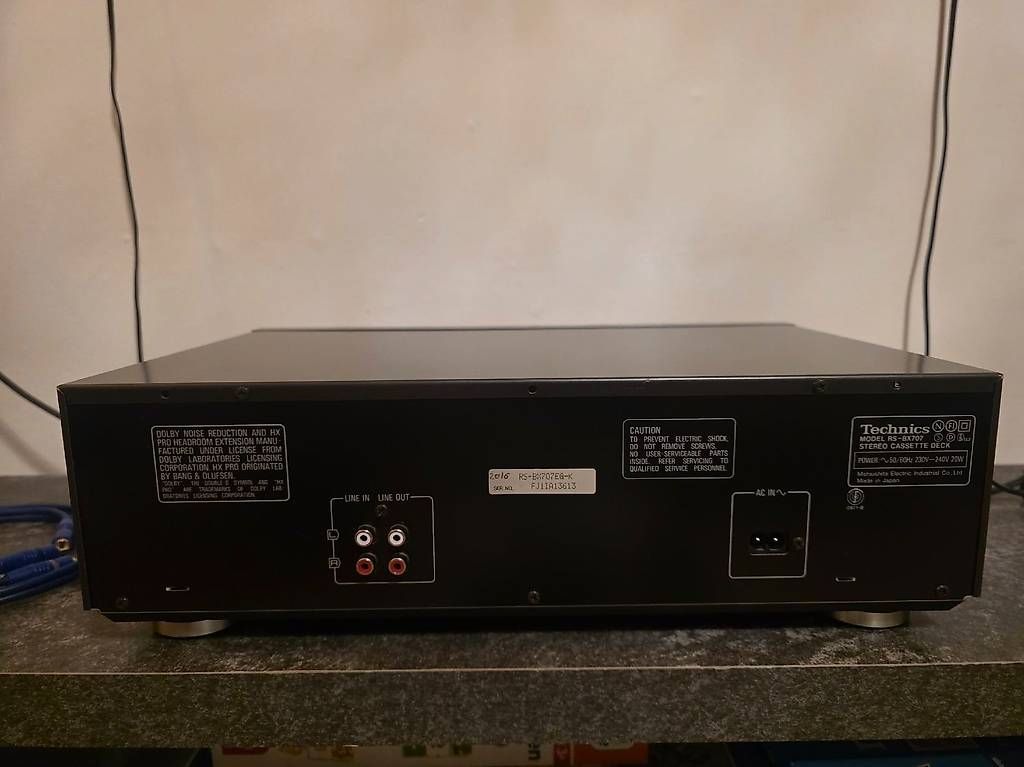 Registratori: Technics RS-BX707 3-Head Cassette Deck Direct Drive – Usato da Root venduto da dam_k55b 2