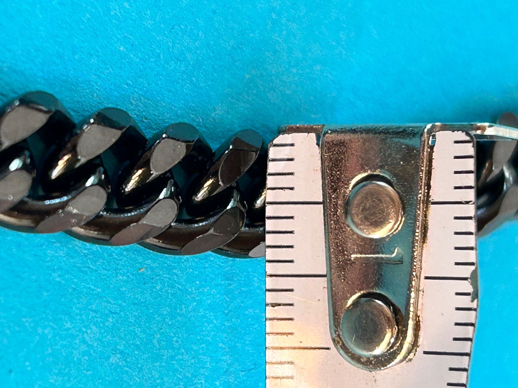 Catenine: Schwarze Panzerkette -Herrenkette Gothik – Nuovo e nell'imballaggio originale da Laufen venduto da Bellavitaboom 6