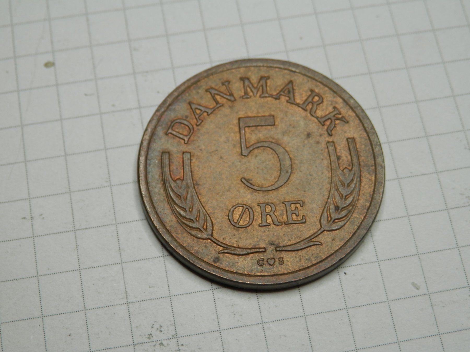 Tutti le monete: Dänemark  5 Öre, 1963 Bronze, braun – Usato da Weiach venduto da weiach81 1