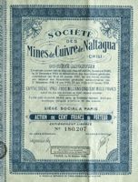 Société des Mines de Cuivre de Naltagua (Chili) - 1938