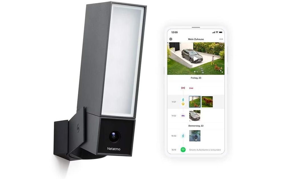 Netatmo Presence – Smart Outdoor Security Camera mit LED (Gebraucht) in ...