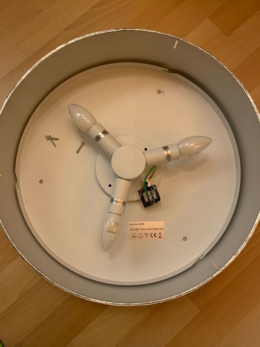 Micasa Lampadari & plafoniere: Silberne Deckenlampe – Usato da Hauptwil venduto da Tifosi92 1