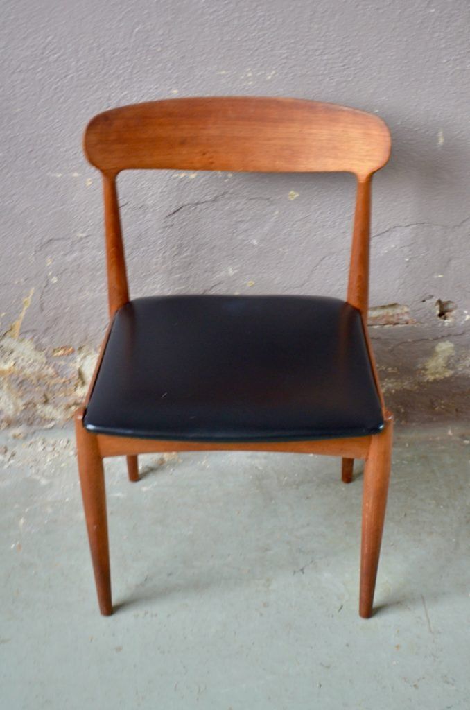 Sedie: Chaise scandinave de Johannes Andersen en teck Samcom – Usato da COLMAR venduto da Sophiebellelurette 8