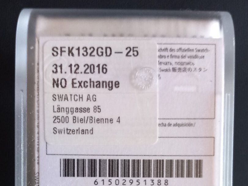 Swatch Orologi: Swatch Skin Ultra Plate Neuve – Nuovo e nell'imballaggio originale da La Chaux-de-Fonds venduto da Swiss_LP_Records 6