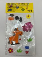 16 Stk. Moosgummi Sticker Aufkleber Kleber
