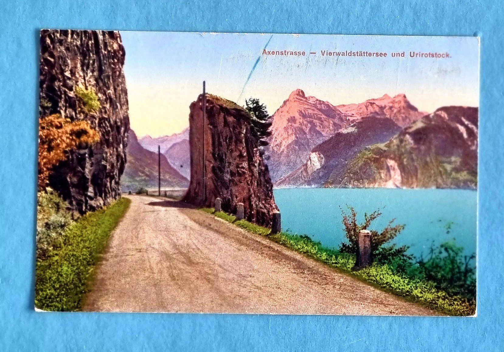 Ansichtskarten: Axenstrasse - 1913 – Gebraucht aus Rothrist von RROENK