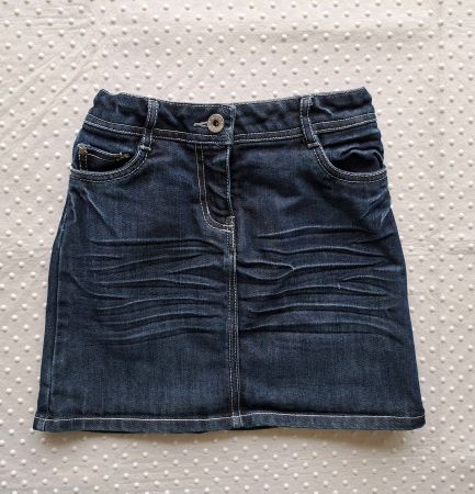 Sommer Jeansrock Mädchen Gr. 140 (C&A)