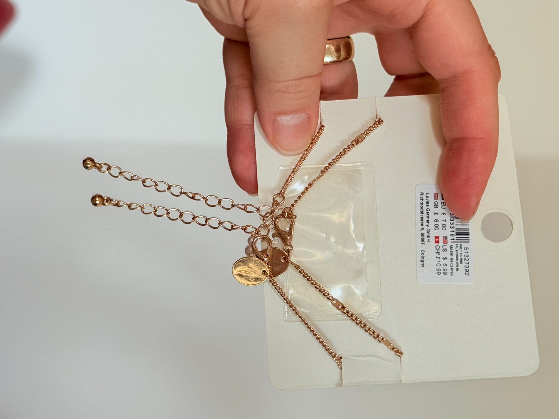 Altri gioielli: Bracelet Lovisa perles et chaînettes neuf – Nuovo e nell'imballaggio originale da Genève venduto da AGBERG 3