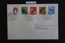 PJ 1955 Brief mit sauberem Ortsstempel Männedorf    7245