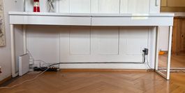 Besta burs Ikea Tisch 180cm, 2 Schubladen