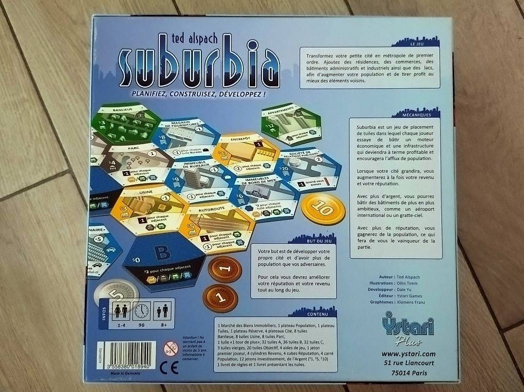 Spiele: Jeu de plateau Suburbia – Gebraucht aus Froideville von Sergio80 2